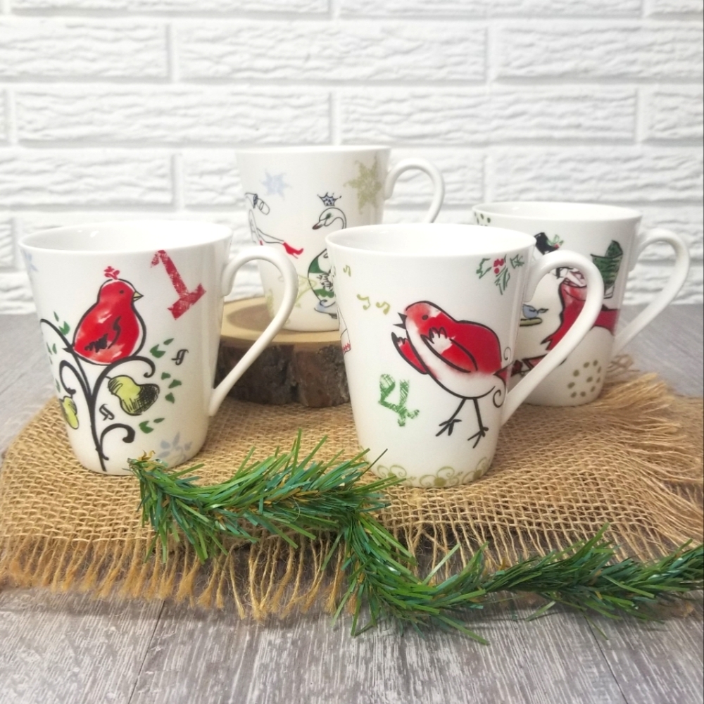 Lenox 12 Days Of Christmas Mugs (Vintage)